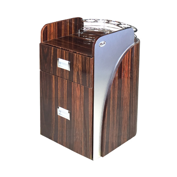 Pedi Cart D-100 (Cherry / Aluminum)